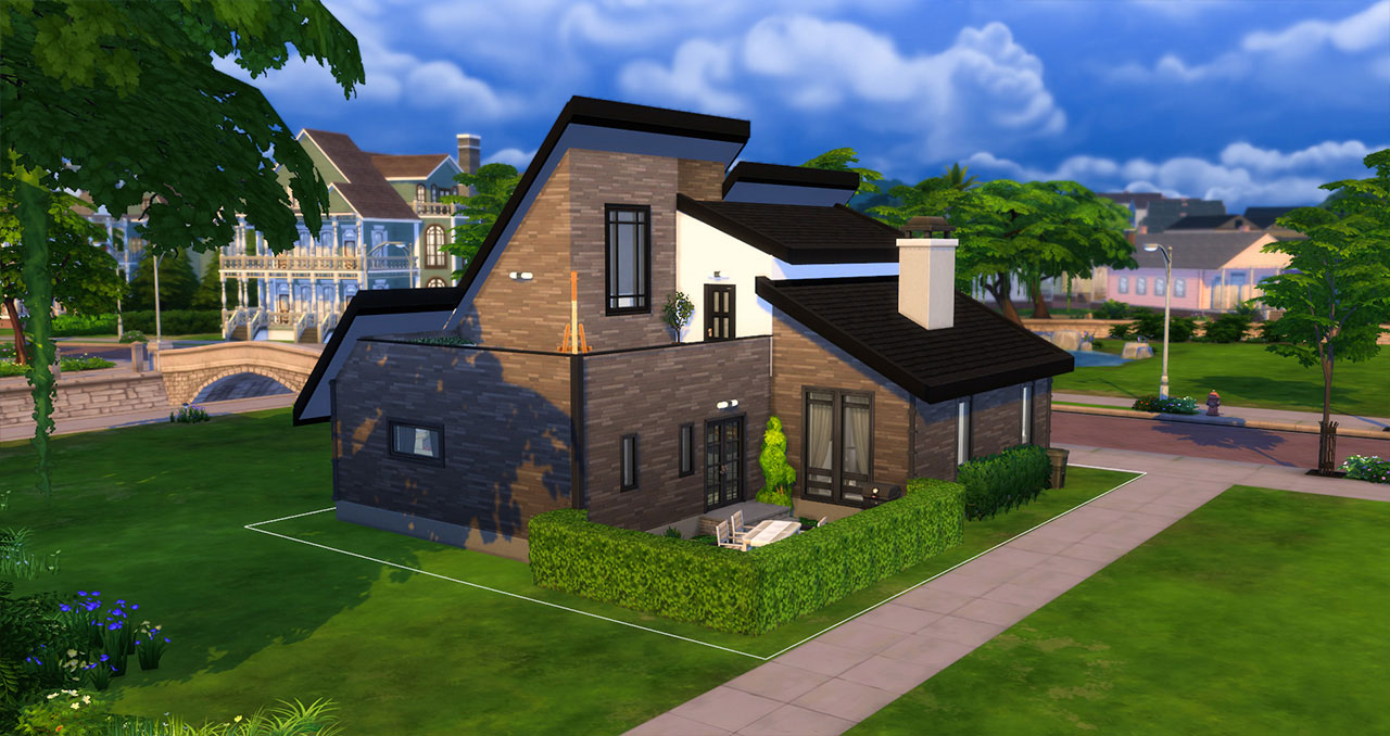 The Sims 4 furnished modern house