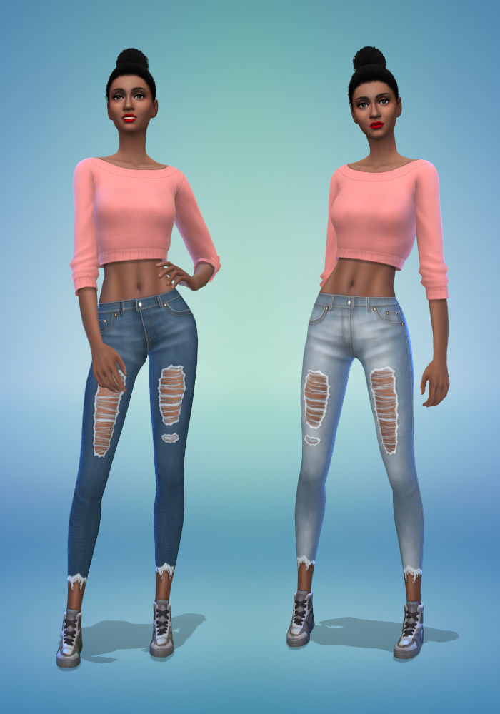 The Sims 4 CC Skinny Jeans