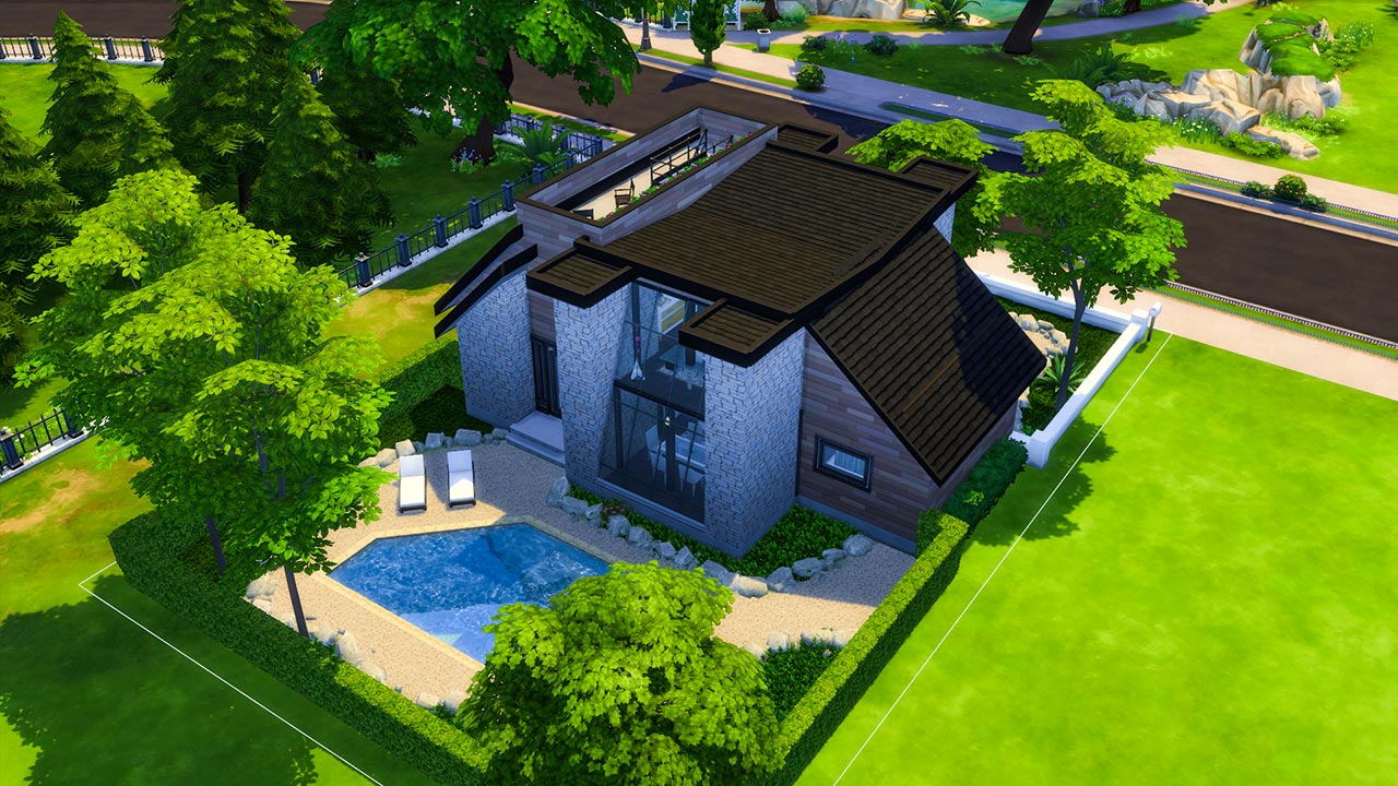 The sims 4 modern villa