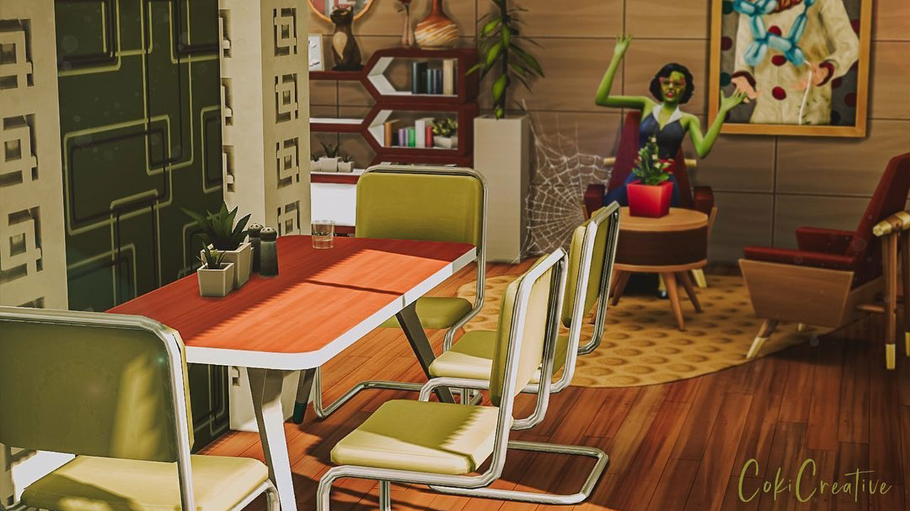 The Sims 4 Haunted Mid-Century Home