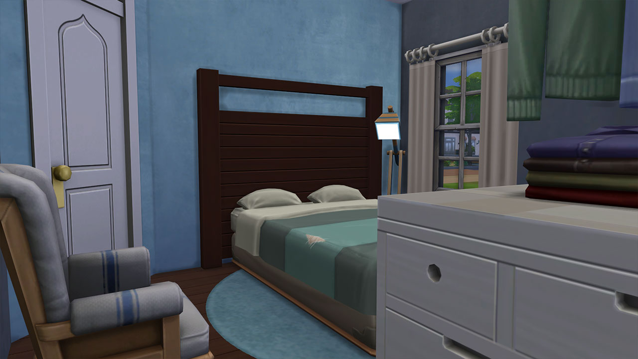 The Sims 4 Stylish Starter Home Bedromm