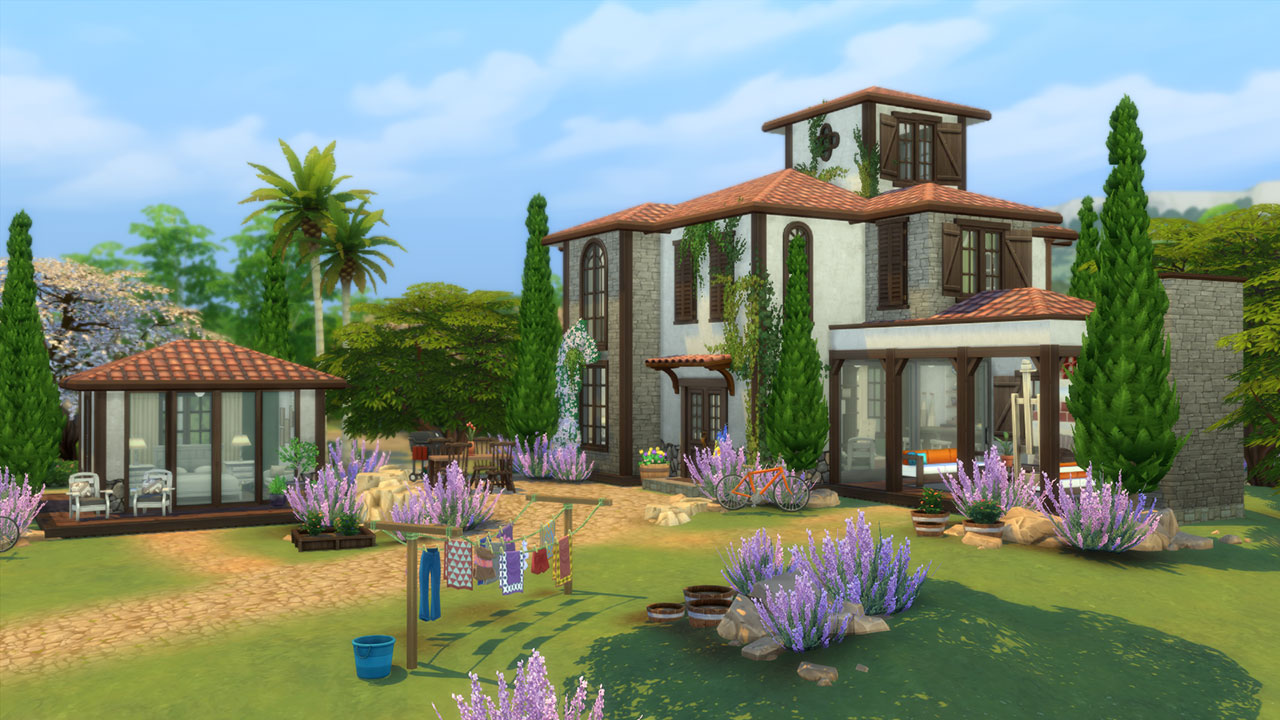 The sims 4 italian villa
