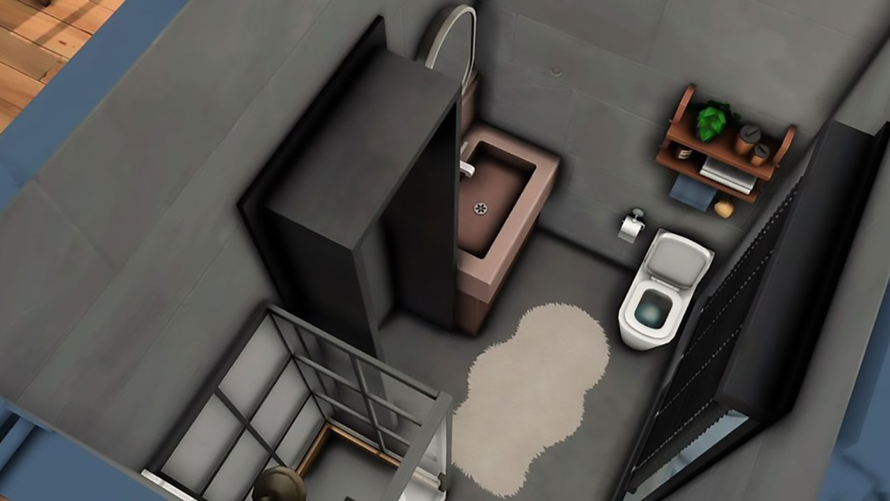 The sims 4 build Scandinavian House Bathroom