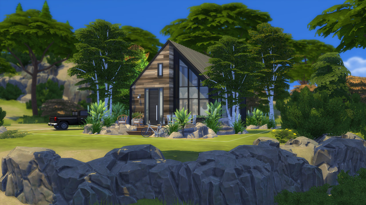 The sims 4 Small Scandi Home