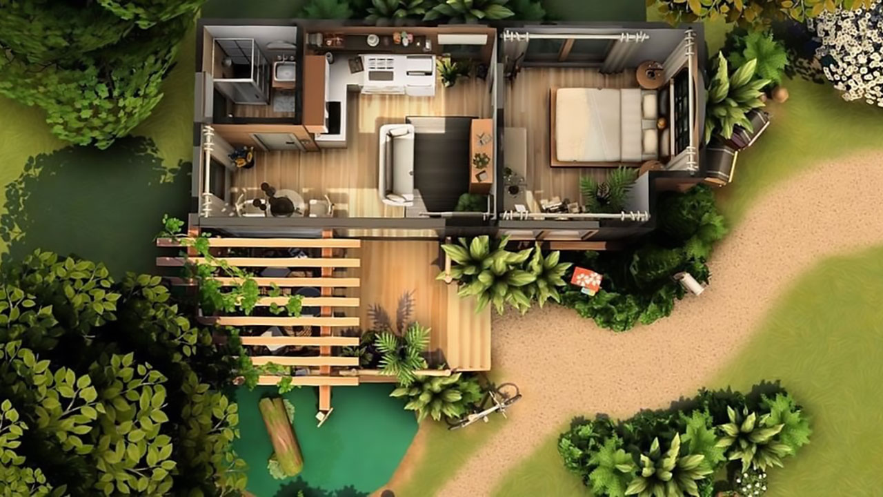 The Sims 4 Container House Floor Plan