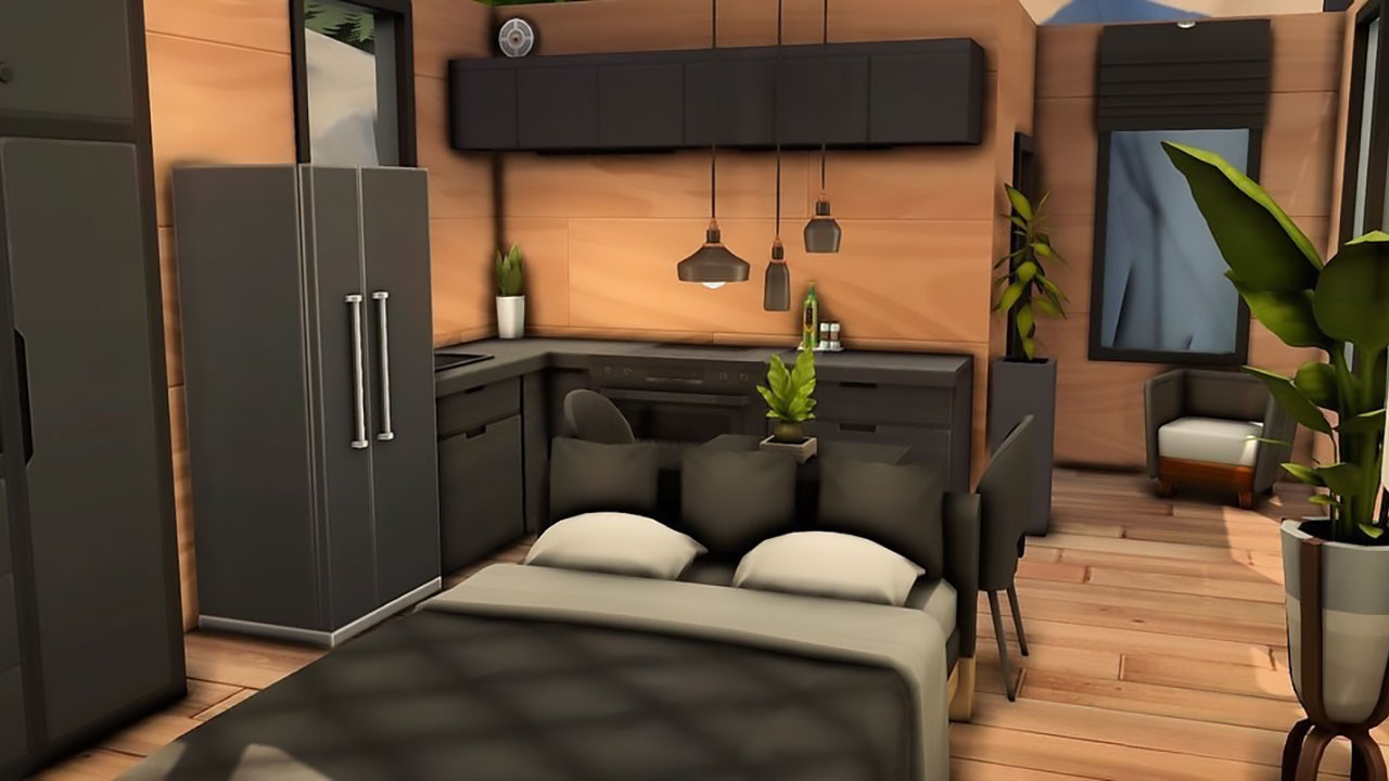 The Sims 4 Lake Retreat Bedroom